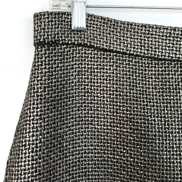 New Banana Republic Gunmetal Jacquard Pencil Skirt Career Sz 8 - Picture 2 of 16